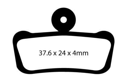 CFA633 Zavorna ploščica kolo