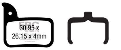 CFA667 Zavorna ploščica kolo