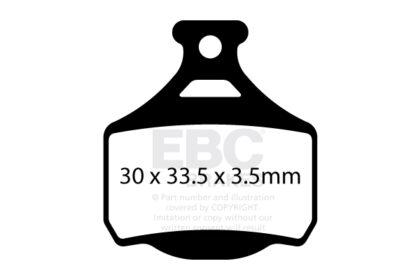 CFA751 Zavorna ploščica kolo