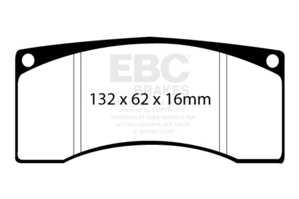 DP016,16SR11 EBC Sintered Race zavore