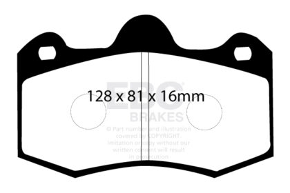 DP036,16SR11 EBC Sintered Race zavore