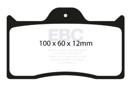 DP038,12SR11 EBC Sintered Race zavore