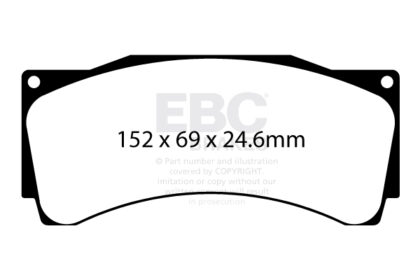 DP080,18SR21 EBC Sintered Race zavore