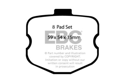 DP1771/2,14SR21 EBC Sintered Race zavore