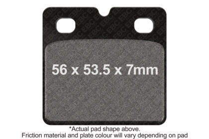 FA019 Zavora moto kevlar  (kot FA018 - 7.50mm debelina )