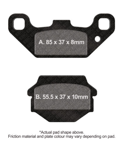 FA128R Zavorna sintrna OFF-ROAD