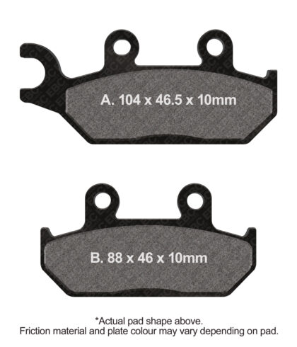 FA172R Zavorna sintrna OFF-ROAD