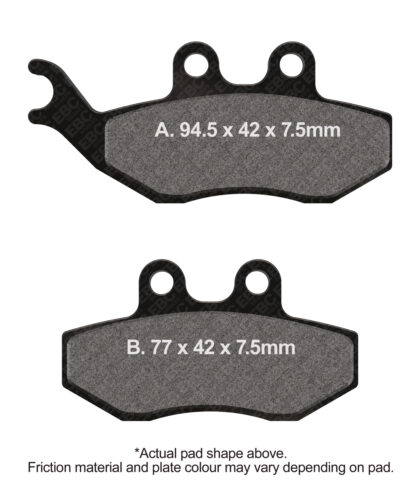 SFAC194 Zavora skuter carbon