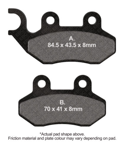 SFAC264 Zavora skuter carbon