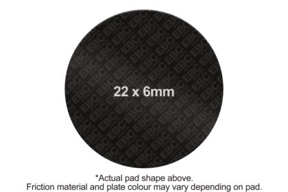 FA293 Zavora MINI MOTO kevlar modra