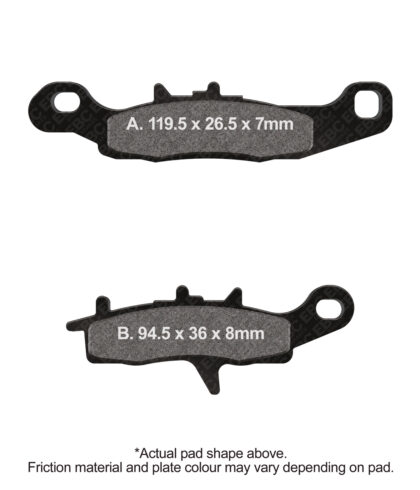 FA342R Zavorna sintrna OFF-ROAD