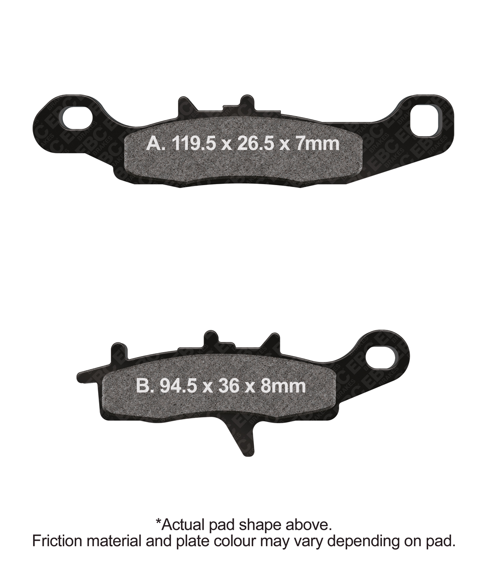 FA342R Zavorna sintrna OFF-ROAD