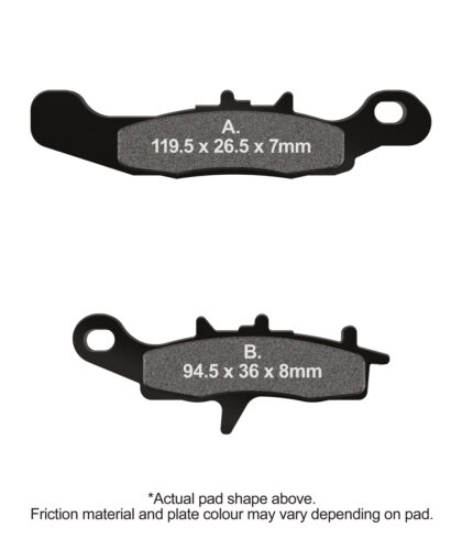 FA349R Zavorna sintrna OFF-ROAD