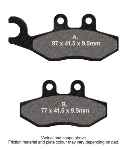 SFAC353 Zavora skuter carbon