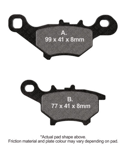 SFA384 Zavora skuter kevlar