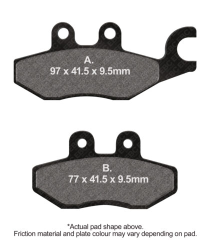 SFAC418 Zavora skuter carbon
