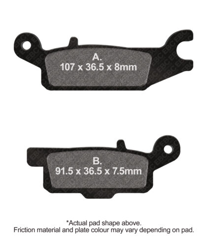 FA443R Zavorna sintrna OFF-ROAD