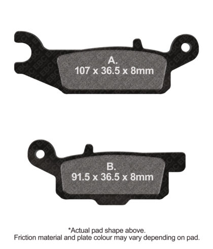 FA444R Zavorna sintrna OFF-ROAD