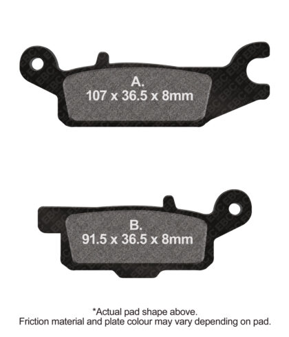FA445R Zavorna sintrna OFF-ROAD
