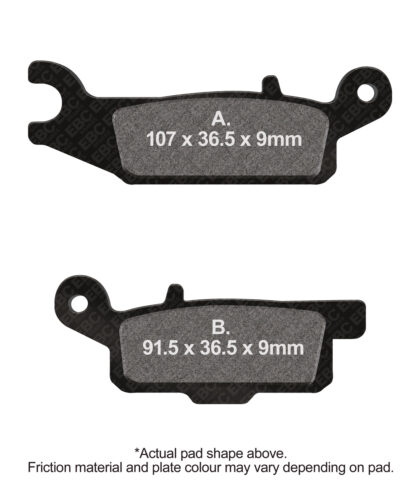 FA446R Zavorna sintrna OFF-ROAD