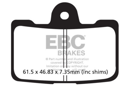 FA454/4HH Zavora moto sintrana DOUBLE H
