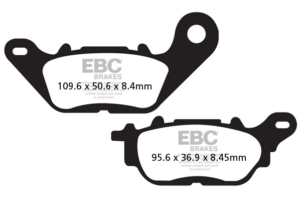 SFAC464 Zavora skuter carbon
