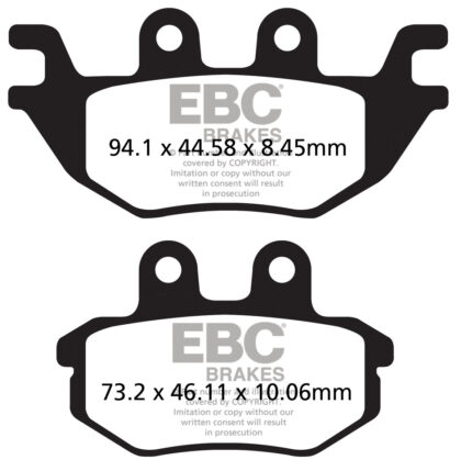 FA686R Zavorna sintrna OFF-ROAD