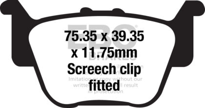 FA714R Zavorna sintrna OFF-ROAD