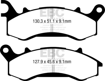 FA731R Zavorna sintrna OFF-ROAD