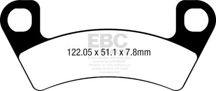 SXR741HH Zavora ATV UTV sintrna RACE