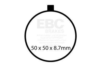 GPFAX743HH Zavora moto sintrana RACE ( samo steza )