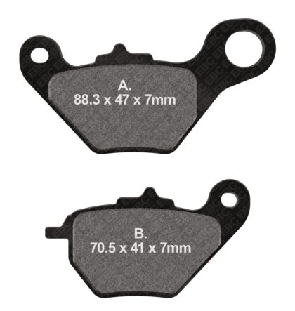 SFA773 Zavorna ploščica skuter kevlar