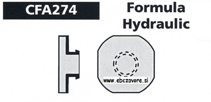 CFA274 Zavorna ploščica kolo