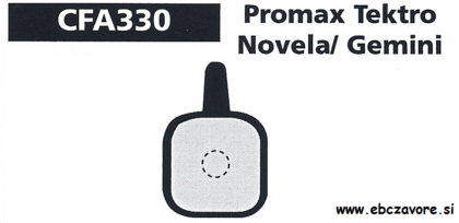 CFA330 Zavorna ploščica kolo