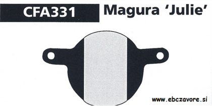 CFA331 Zavorna ploščica kolo