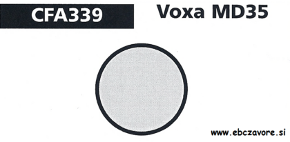 CFA339 Zavorna ploščica kolo