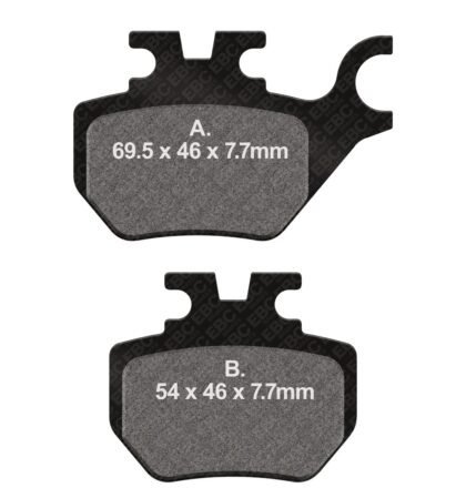 SFA765 Zavorna ploščica skuter kevlar