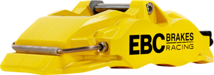 BC4101YEL-L Assembled 4101 left hand caliper YELLOW